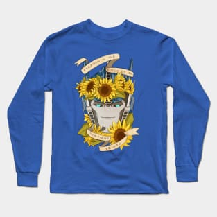 Optimus Prime  - Sunflowers Long Sleeve T-Shirt